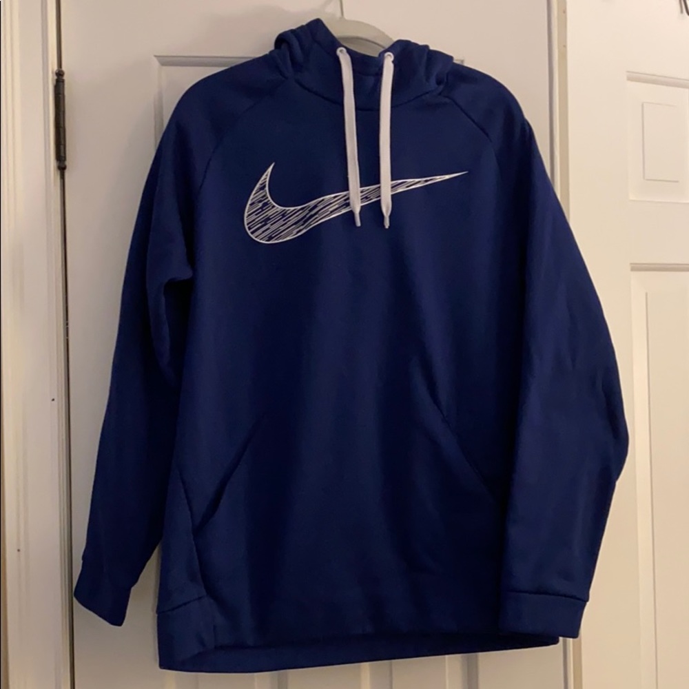 Men Nike Blue DriFit sweatshirt